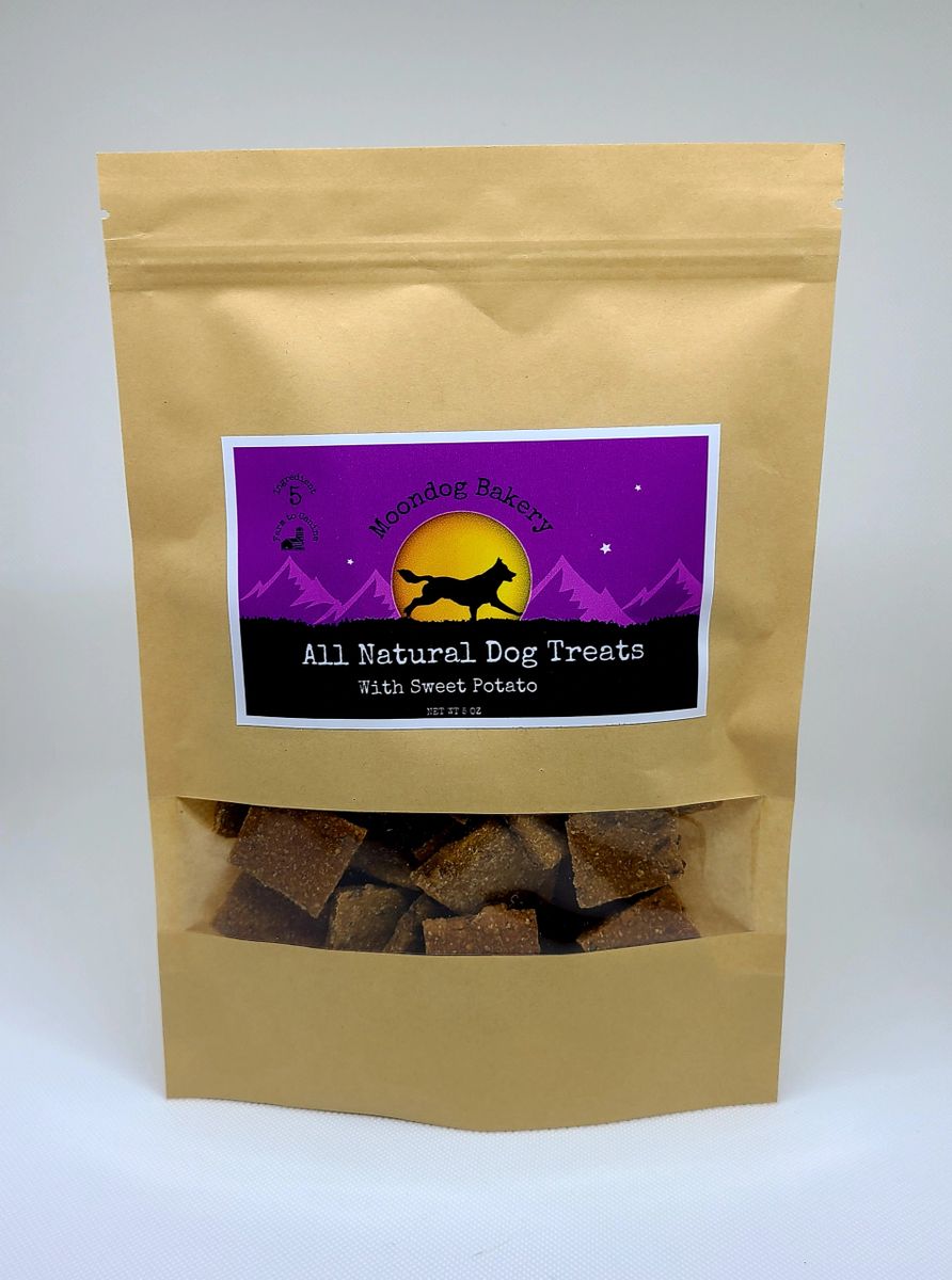 All Natural Dog Treats with Sweet Potato