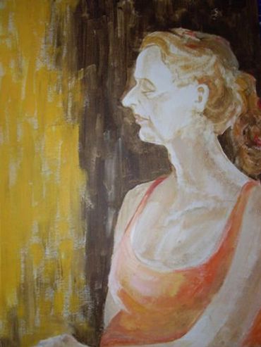 Portrait in Orange and Yellow