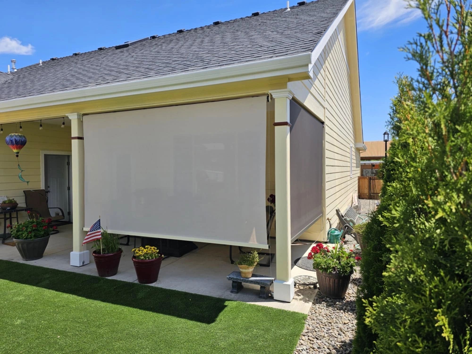 Exterior Shade Pricing: What a 6' × 8' Cable-Guided Shade Costs