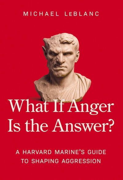 Book cover featuring a dual-faced statue on a red background.