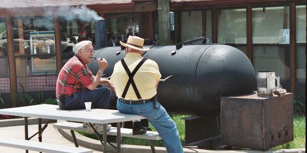 Smoker at the celebrity station