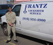 Frantz Mobile Locksmith (916)534-4900 Service Van Serving Sacramento County - Yolo County - Surrounding Areas