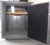 General Fire Rated Document Safe - Digital Safe Lock & Keypad inside view of compartment & shelf 