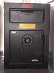 AMSEC Hopper / Drop Safe - S&G Combination Lock & Dial - Bolt Down Anchor Holes - Cash Security Safe