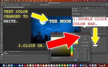 Adobe Photoshop How to add and edit text (lesson 3).