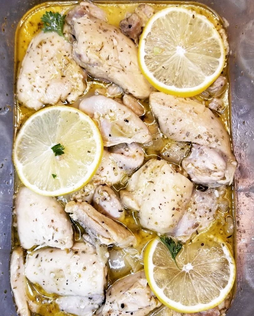 Instant Pot Lemon Garlic Chicken