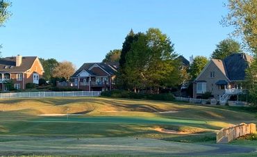 6th green par 3. Short hole, beware hidden past lake is a creek you must cross. 