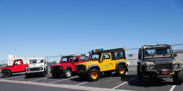 Land Rover Defender Restorations with California DMV Compliance.