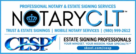 NotaryCLT: Mobile Notary Public 
Serving the Charlotte Metro 