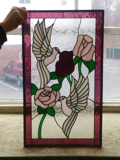 Could glass paint replace stained glass?