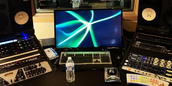 The control room desk