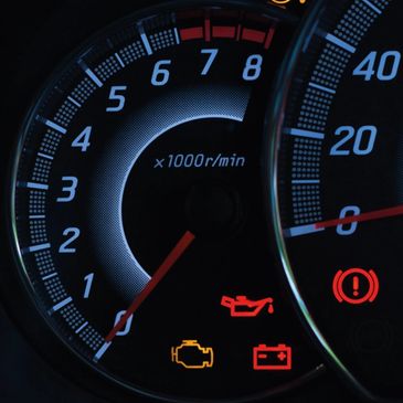 Vehicle rev counter