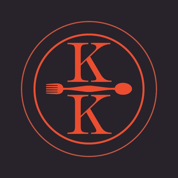 Orange and black logo for Kennie's Kitchen