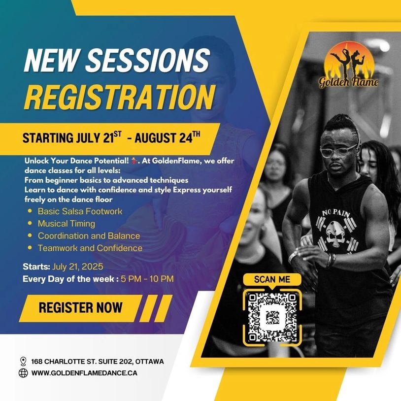 New Class Session now live. Sign up now. 