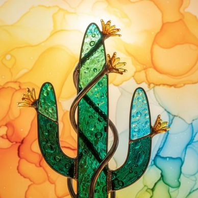 Original alcohol ink painting—vibrant abstract wall art created by a local small business artist