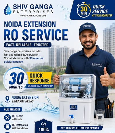 Top 5-Star Rated RO Service in Noida Extension ⭐⭐⭐⭐⭐ | Fast doorstep RO repair, installation 30min