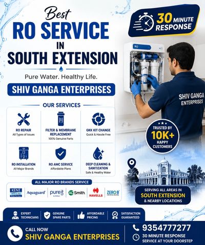 Ro service in south extension 