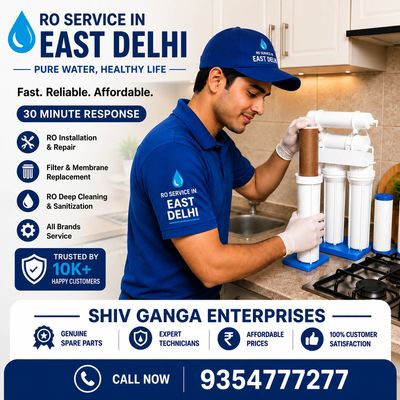 Best RO Service in East Delhi by affordable prices 
