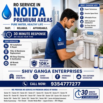Best ro service in noida posh areas 