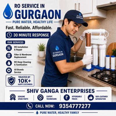 Ro service in gurgaon affordable prices at 30 min 