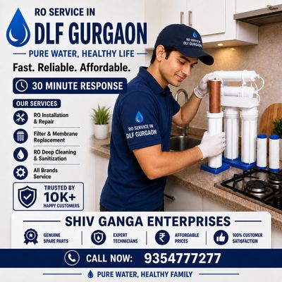 Ro service in dlf gurgaon all phase by shiv ganga Enterprises 