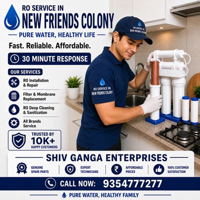 Ro service in new friends colony best affordable prices 