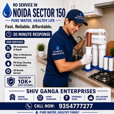 Best ro service in noida sec 150 by shiv ganga Enterprises 