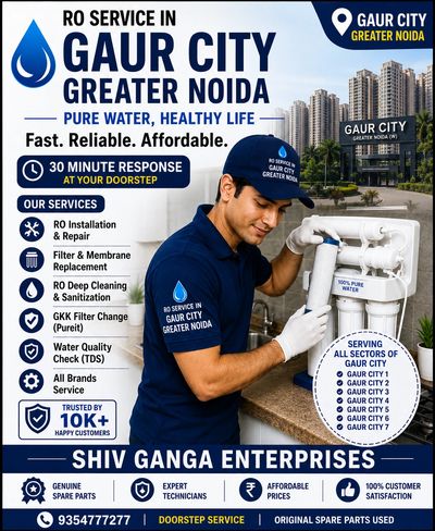 Best ro service in gaur city 