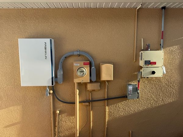 Franklin solar system installation