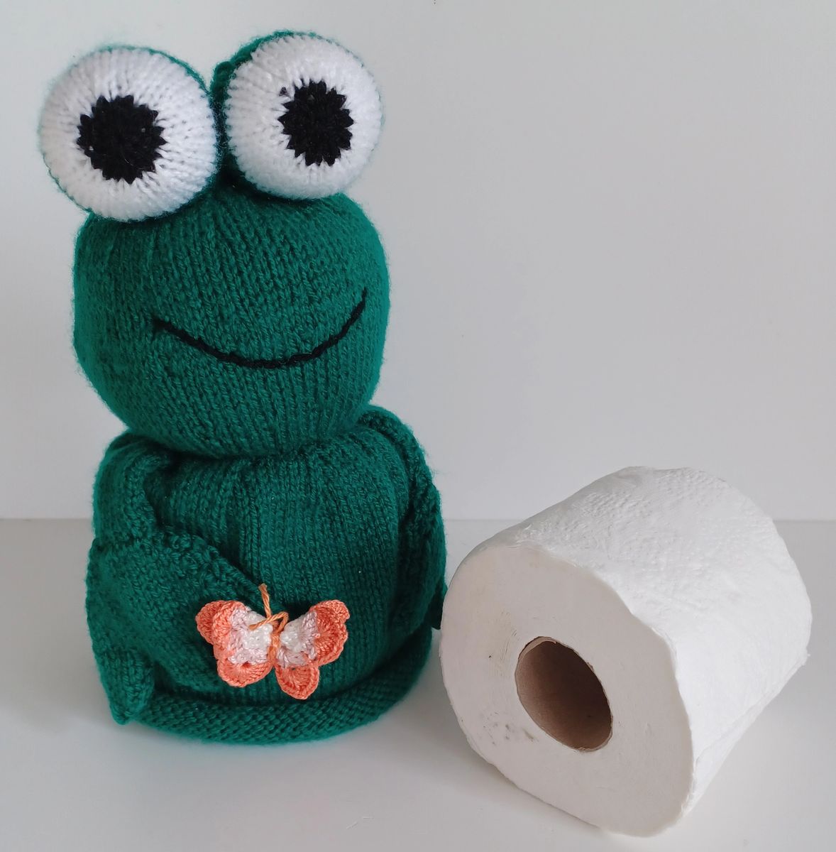 Bog Frog Toilet Roll Cover (+ FREE Toilet Roll)