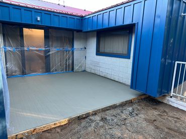 Commercial concrete pad Coldwater mi 