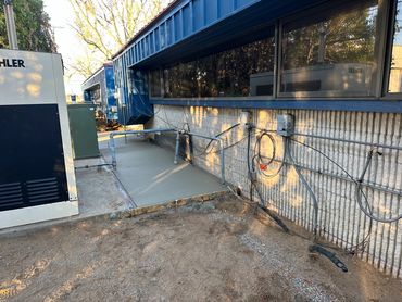 Commercial concrete pad Coldwater mi 