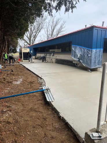 Commercial concrete patio Coldwater, MI 