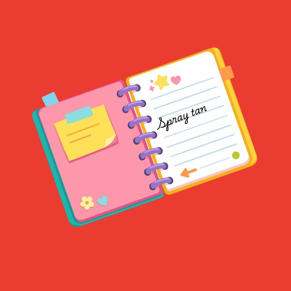 spray tan prep - pre book and plan ahead