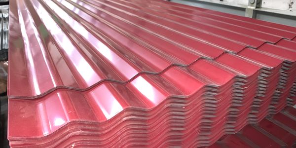 Red Corrugated sheets