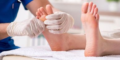 Professional diabetic foot care