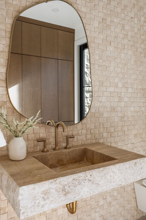 Custom Cabinets
White Oak Cabinets
Modern Cabinets
Travertine Sink
Kitchen Designer Denver