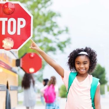 stop for the school bus