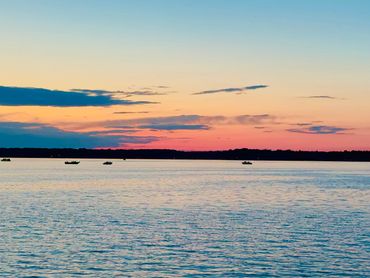 Sunset over Bear Lake