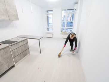 Post construction cleaning 