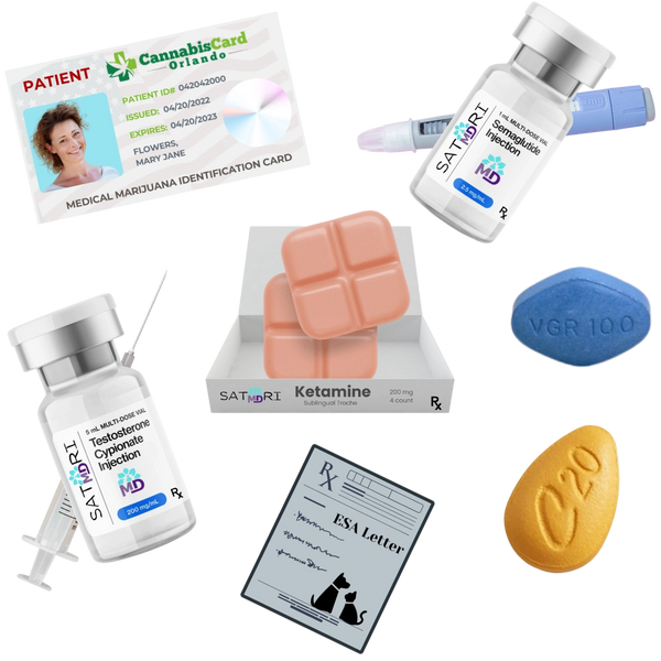semaglutide weight loss testosterone medical marijuana cannabis card Orlando viagra ketamine anxiety
