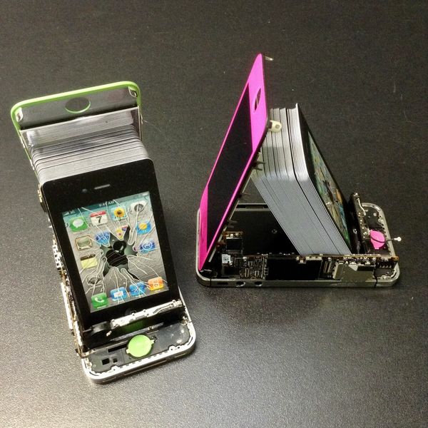 iKURE business card holders made with iPhone parts created by the owner of Miami Beach Marketing 305