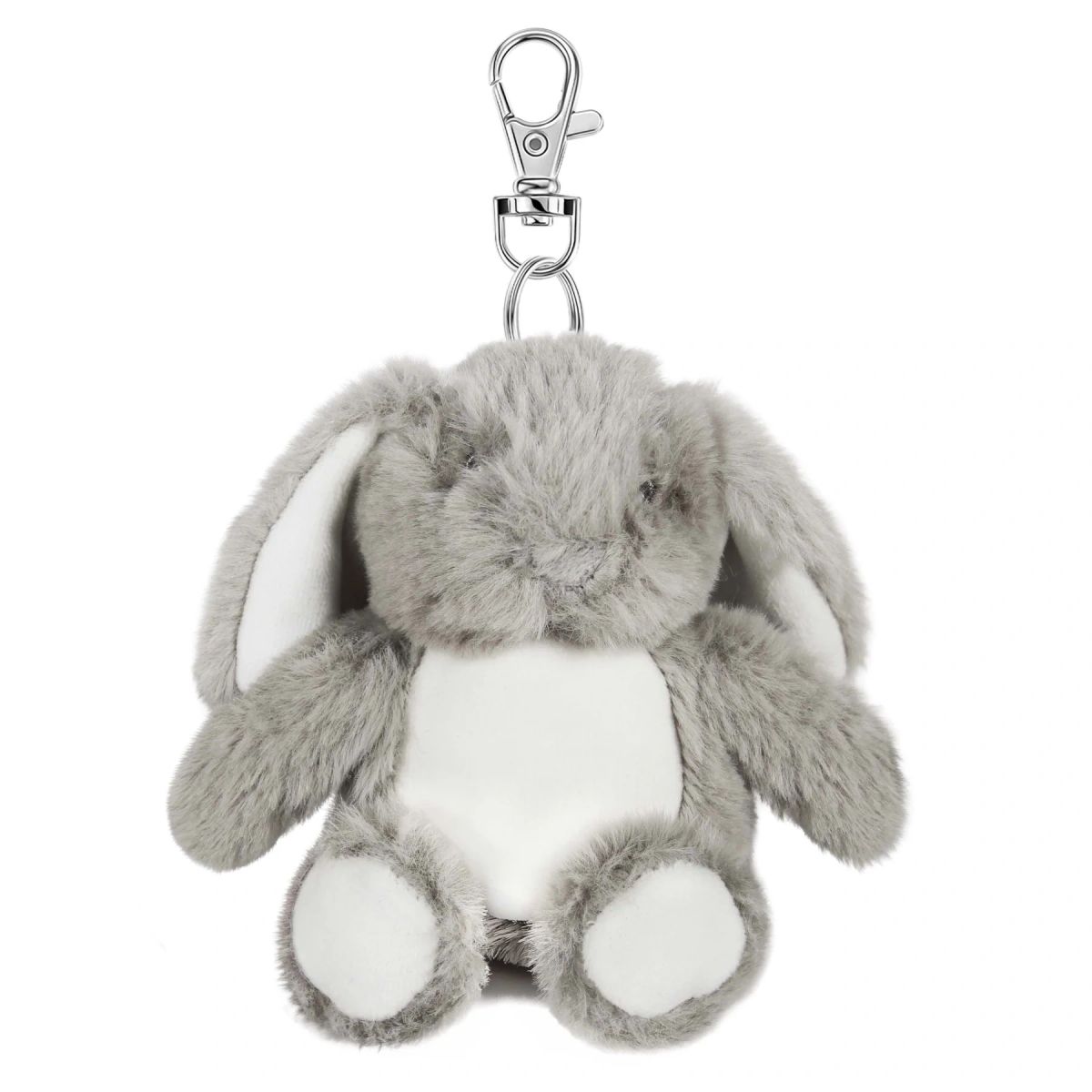 Personalised Plush Bunny Soft Toy Key Ring