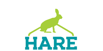 Graphic of hare or rabbit depicting the Hare Challenge