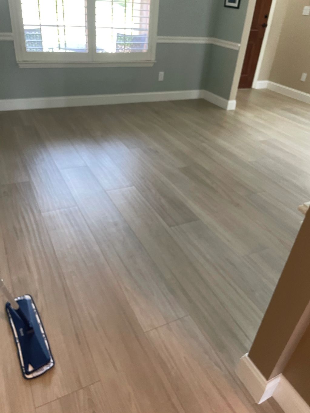 Luxury Vinyl Plank installation 