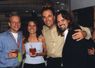 Bruce Cohen (far left), Academy Award winning producer of American Beauty, at reception at Wally's house.