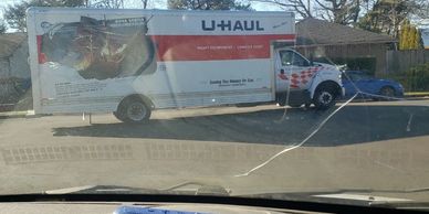 UHAUL rental truck load unload service
