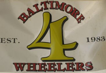Logo for Baltimore 4 Wheelers, established in 1983.