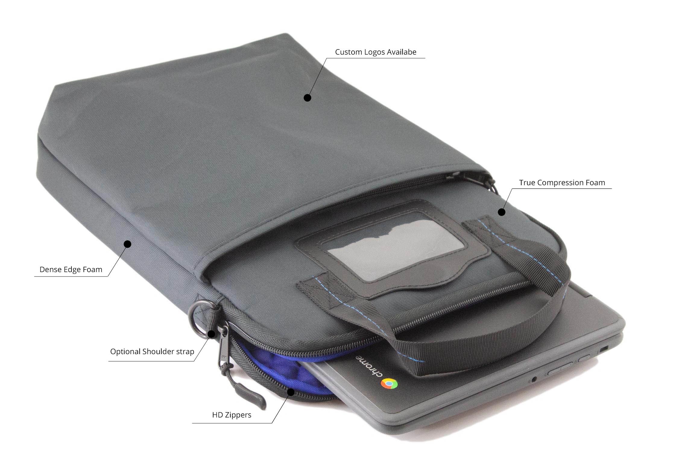 Chromebook padded sleeve