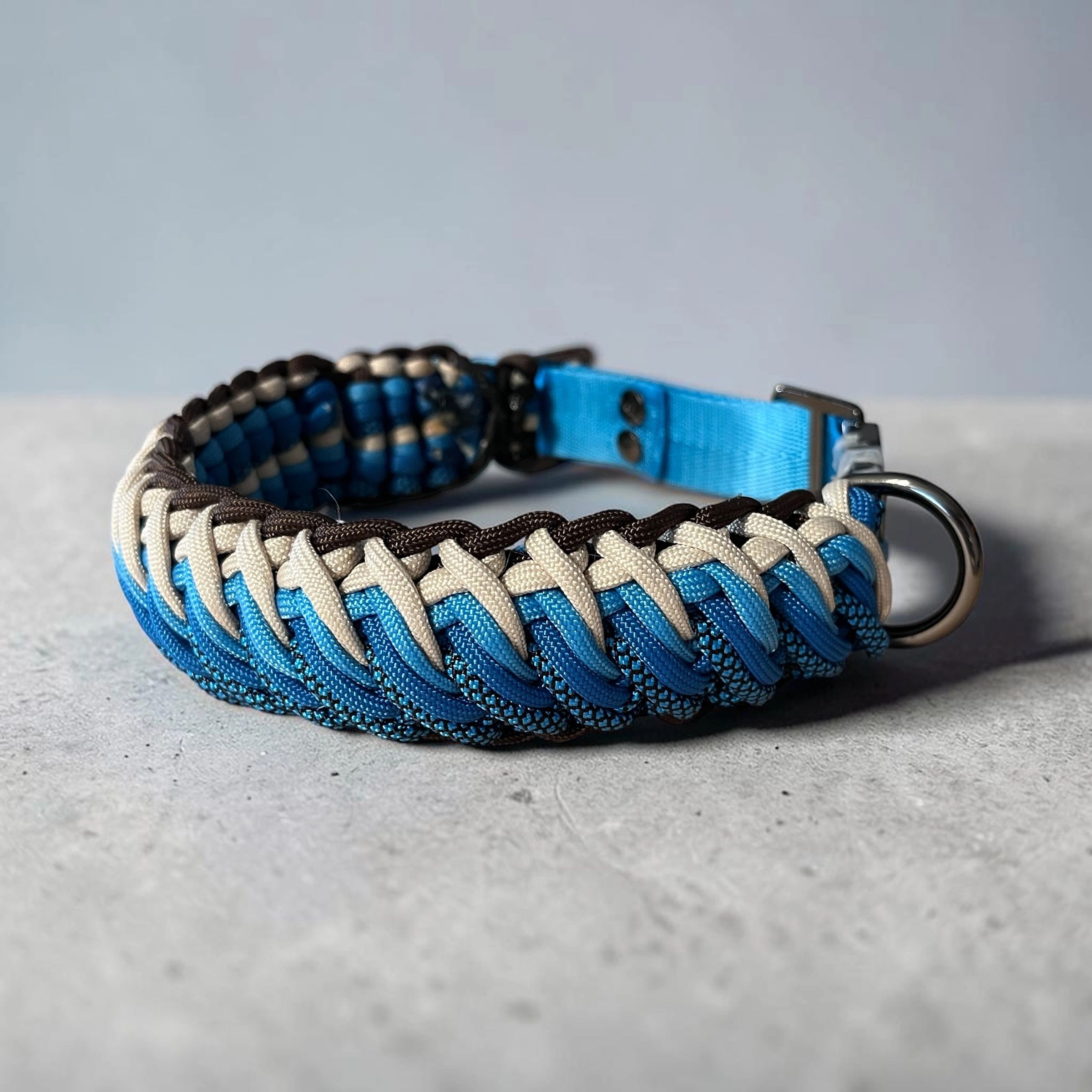 Toa Toa Knot Beach Theme Adjustable Paracord Dog Collar Large Breed